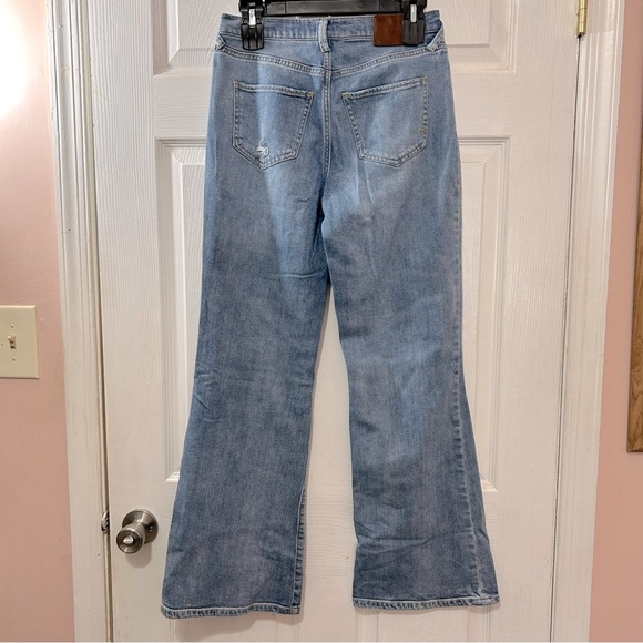 Serra By Joie Rucker Jeans Denim Women's Distressed Wide Leg Blue Size 26 - Picture 2 of 7